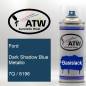 Preview: Ford, Dark Shadow Blue Metallic, 7Q / 6196: 400ml Sprühdose, von ATW Autoteile West.